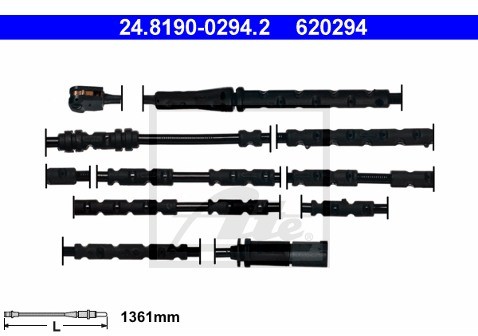ATE Styk ostrzegwaczy, zużycie okładzin hamulcowych 24.8190-0294.2