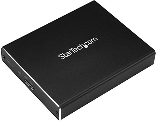 STARTECH.COM StarTech. com Dual Slot obudowa na twardy dysk do dyski SSD M.2 NGFF SATA  USB 3.1 (10gbit/S)  RAID, sm22 bu31 °C3r SM22BU31C3R