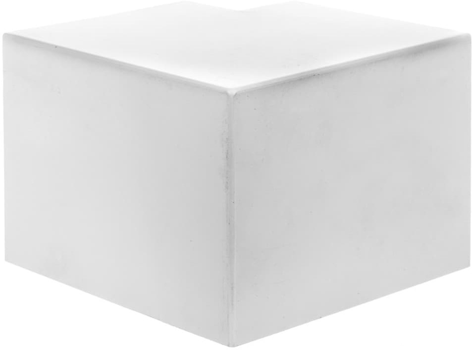 ElettroCanali Narożnik do kanałów kablowych płaski AP 60x60 biały ECAP6060B