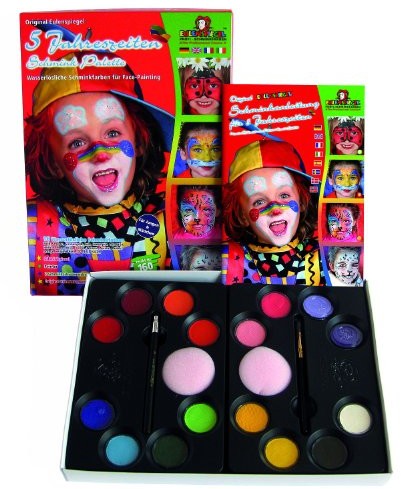 Eulenspiegel Profi-Schminkfarben GmbH Eulenspiegel 212059 lusterko kosmetyczne zestaw 5 pór roku eu.212059