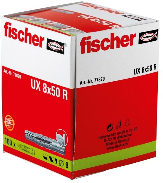Fischer Uniwersalny kołek rozporowy UX 8x50R