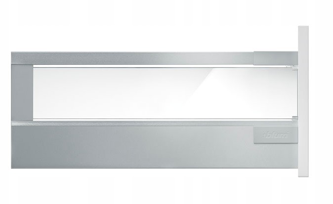 Blum szklane boki satynowe 500mm z mocowaniem