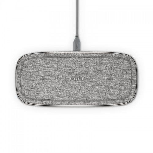 Moshi Sette Q - Podwójna bezprzewodowa ładowarka indukcyjna Qi do iPhone i Android (Nordic Grey) 10_20387