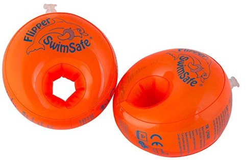 Flipper SwimSafe Pomoc do nauki pływania, pojedynczy, pomarańczowy FBA_1010