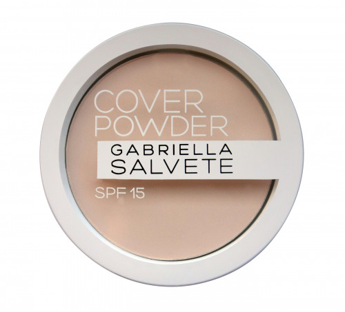 Gabriella Salvete Cover Powder SPF15 puder 9 g dla kobiet 01 Ivory