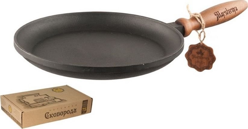 Maysternya Patelnia  do naleśników Żeliwna 24cm T301