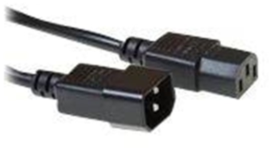 Zdjęcia - Kabel Microconnect Power Cord C13-C14 10m Black 