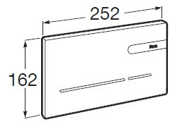 Roca Duplo One EP2 Przycisk spłukujący elektroniczny biały A890104009