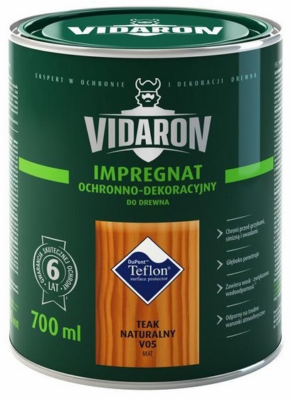 Vidaron Impregnat do drewna teak naturalny 0 7 l