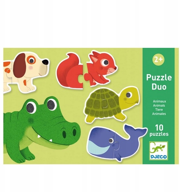 Djeco Puzzle duo Zwierzątka 2+ 8147