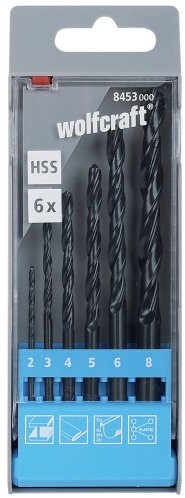 HSS wiertło do metalu zestaw 6-częściowy