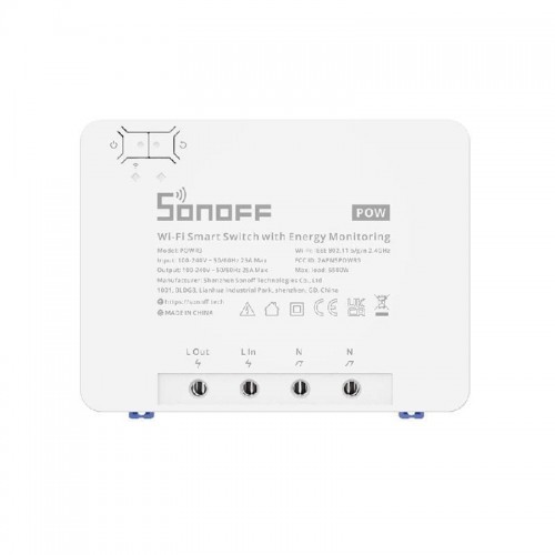 Sonoff Inteligentny przełącznik WiFi Sonoff POWR3 o dużej mocy