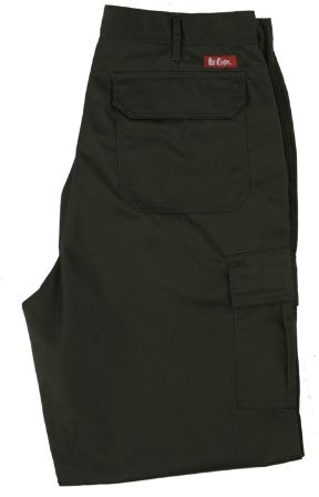 Lee Cooper Workwear Cargo Pant, 34R, czarna, lcpnt205 LCPNT205 PANT BLACK 34R