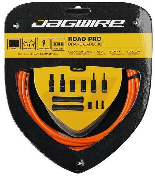 Jagwire Road Pro Brake Cable Kit, orange 2021 Linki i osłonki hamulcowe 18017177