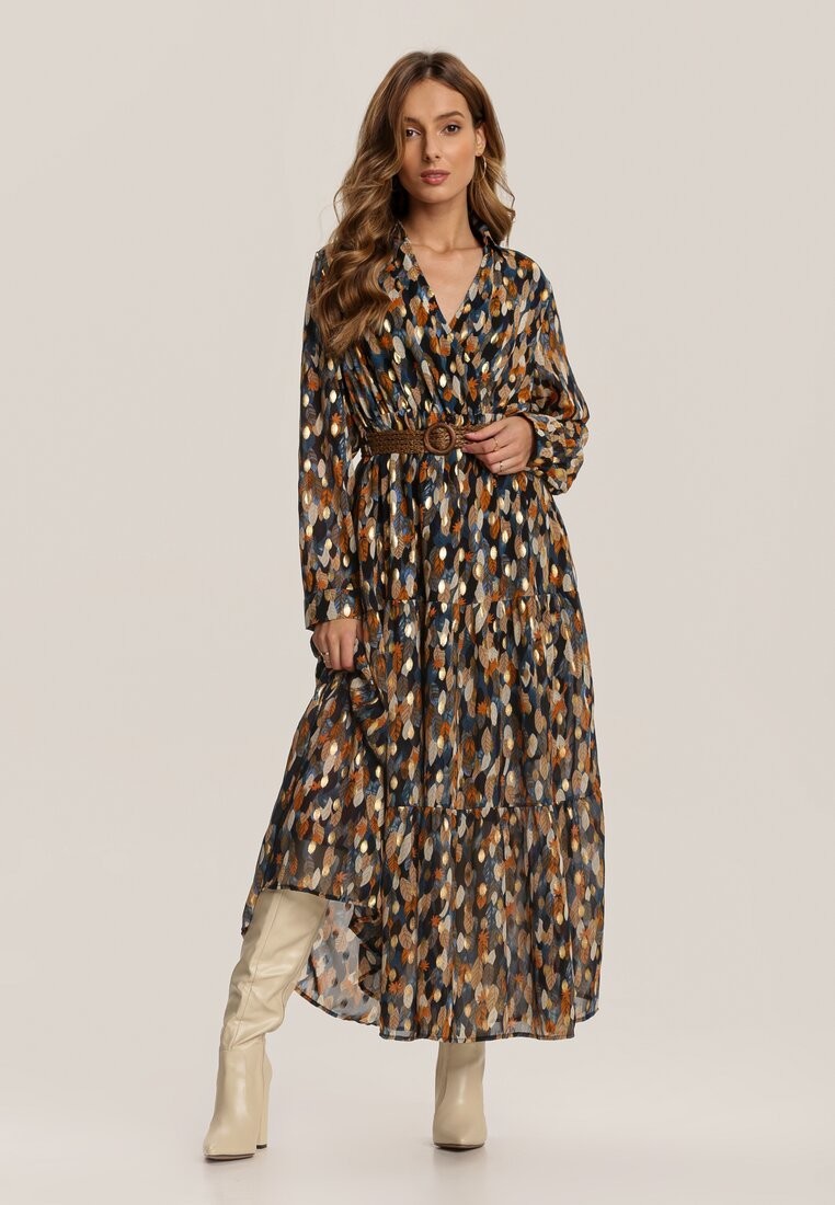 Granatowa Sukienka Bancroft