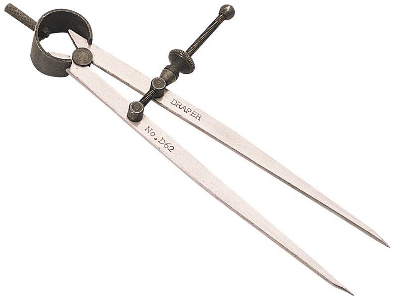 DRAPER Cyrkiel do pomiarów zewnętrznych 150 mm 34196