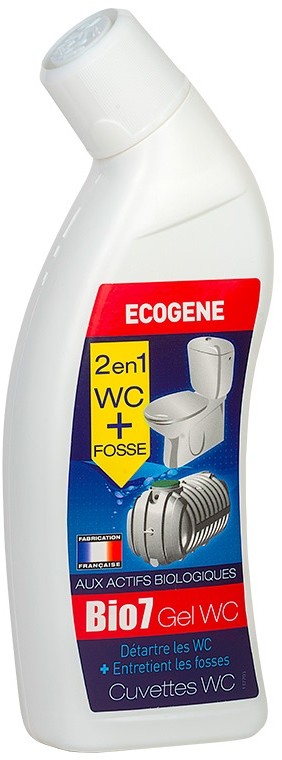 BIO7 Żel Wc 750 ml 2w1 Bakterie Bezpieczny Ecogene