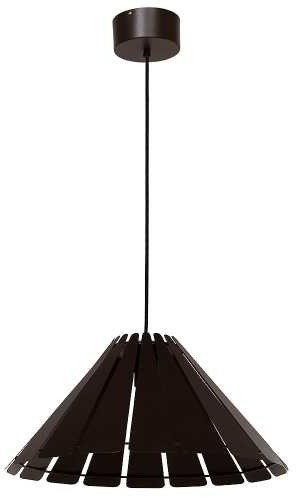 Luminex Lampa wisząca zwis żyrandol Thai 1x60W E27 brązowy 4183