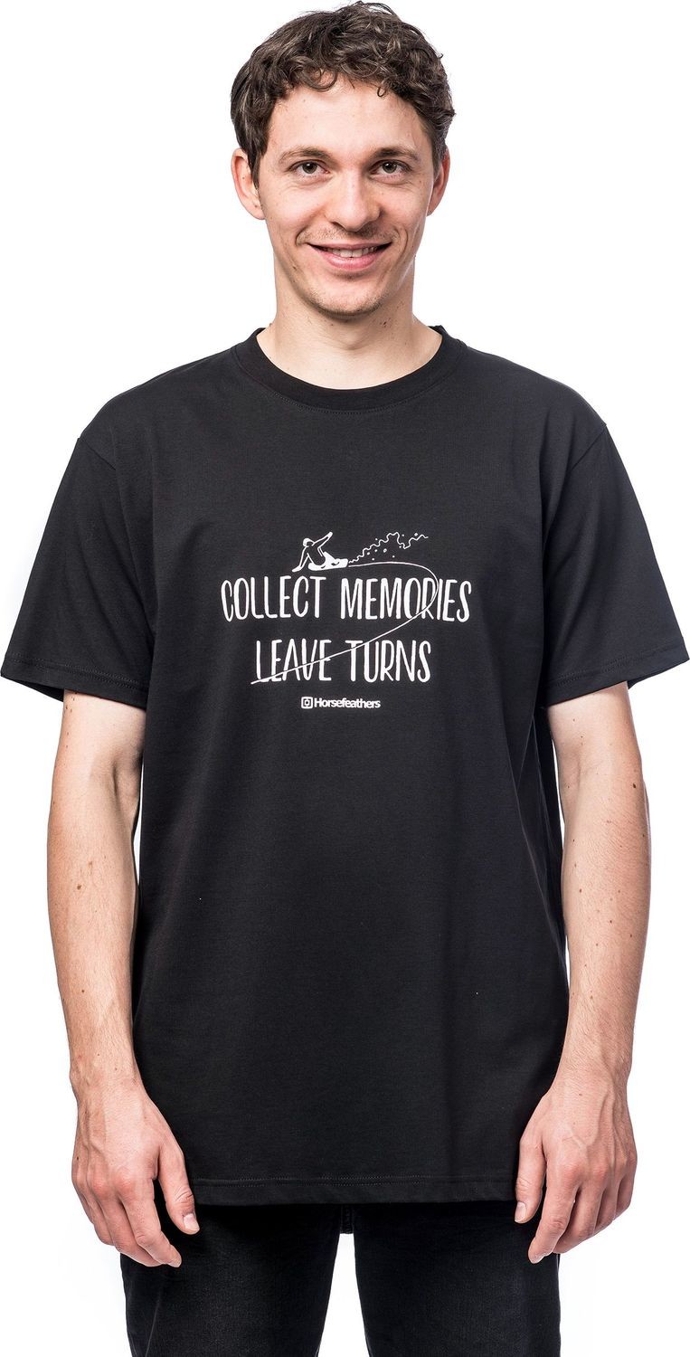 Horsefeathers t-shirt TURNS T-SHIRT black)