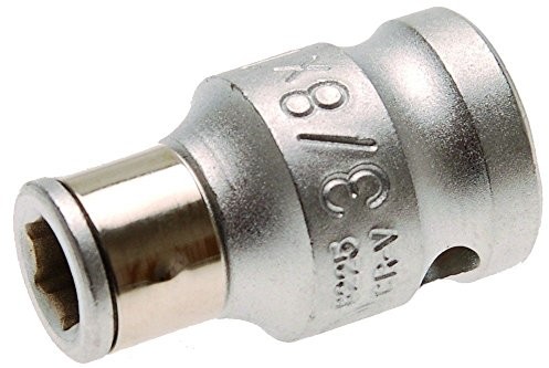 BGS Adapter  z elementem mocującym, 10 (3/8), do bitów 6,3 (1/4), 1 sztuki, 8225 8225