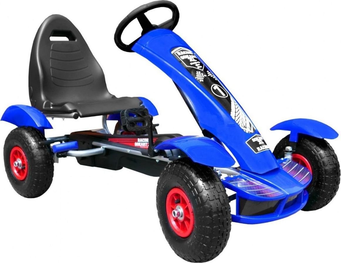 Joko Duży Gokart Pompowane Koła Niebieski F618.NIE