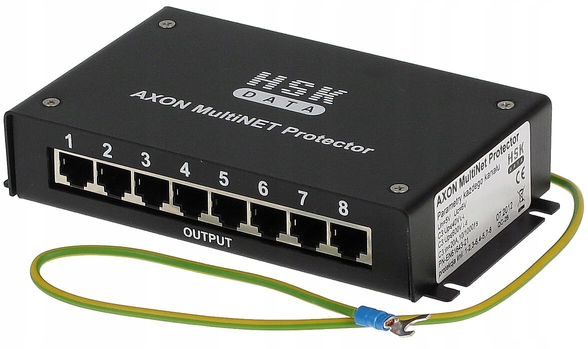 Ogranicznik Przepięć AXON-MULTINET-8 Ethernet