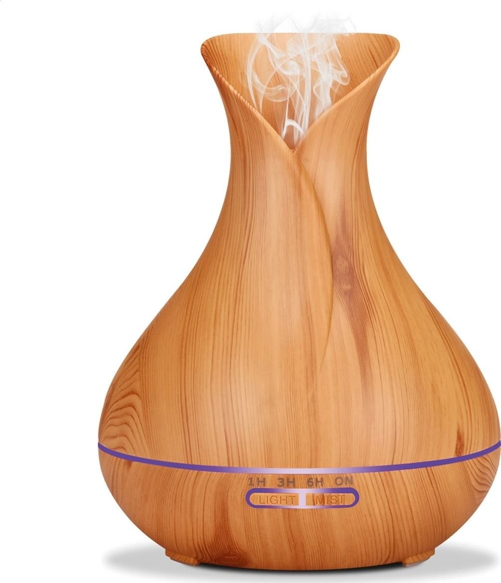 Platinet Platinet PLATINET AROMA DIFFUSER HUMIDIFIER BROWN LIGHT WOOD [45520] PADYM010LW