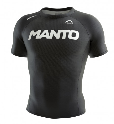 Manto Sklep RASHGUARD RANK SHORTSLEEVE CZARNY