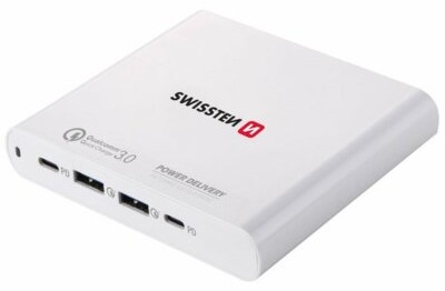 Swissten Ładowarka sieciowa 22013340 87W Biały