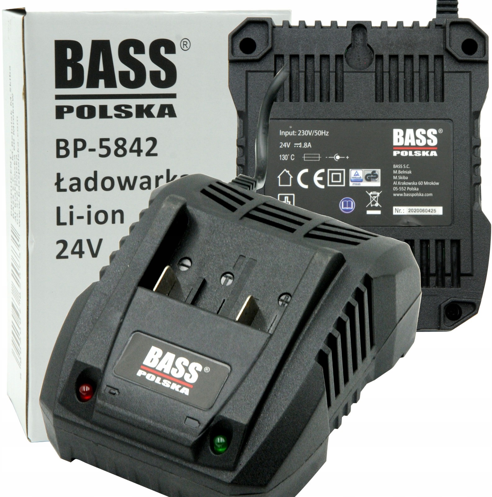 Bass Polska Ładowarka Bateri LiIon Akumulatora 24V