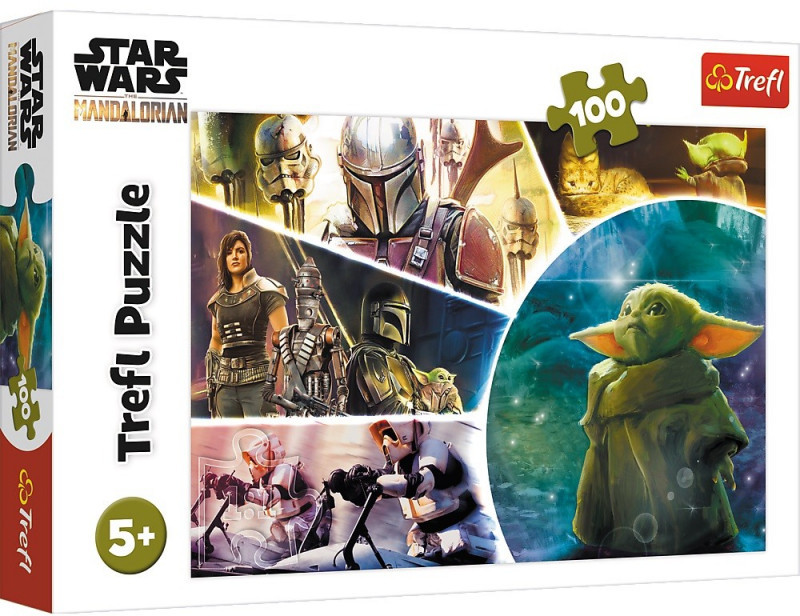 Trefl Puzzle 100 elementów Baby Yoda Star Wars