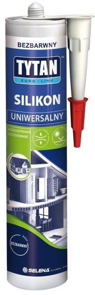 Tytan Silikon uniwersalny 280 ml bezbarwny 10040949