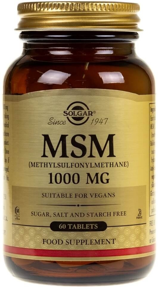 Solgar MSM 1000 mg - 60 tabletek SOL1733