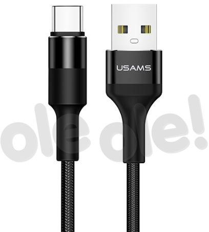 USAMS Kabel pleciony U5 2A USB-C US-SJ221