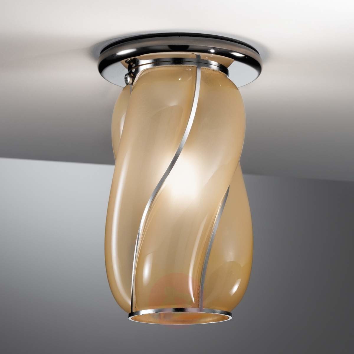 Lampa sufitowa Orione bursztyn