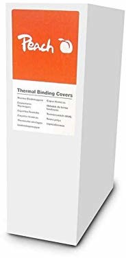Peach pbt406  08 arkusze Thermo wiązania Binder, A4, 120, 80 G/M, 80 sztuki, biały
