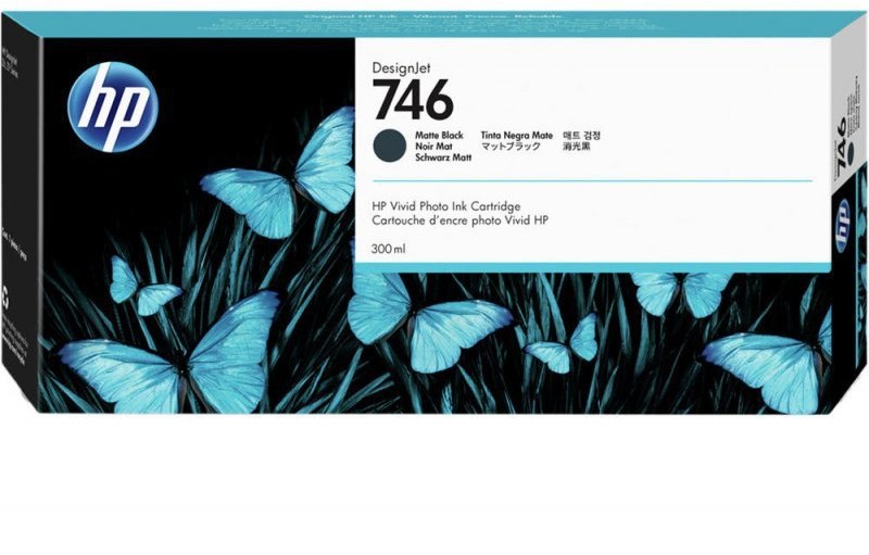 HP HP Tusz nr 746 P2V83A Matte Black 300 ml