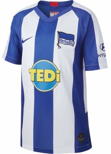 NIKE Nike Hbsc Y Nk Brt Stad Jsy Ss Hm koszulka piłkarska dla dzieci, uniseks biały White/Varsity Royal Full Sponsor L AJ5805