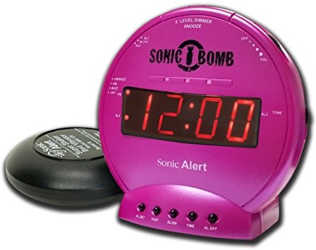 Geemarc Telecom S.A Geemarc Sonic Bomb, budzik wibracyjny, różowy, jeden rozmiar SBB500SSP-I