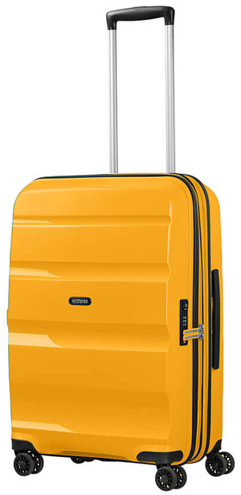 American Tourister Walizka średnia poszerzana Bon Air DLX - light yellow 134850-2347