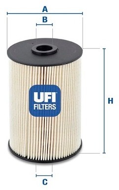 UFI FILTERS Filtr paliwa FILTERS 26.021.00
