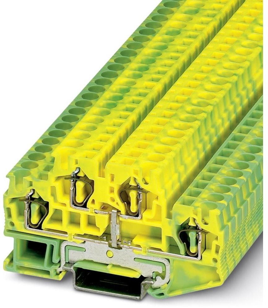 Phoenix Contact Listwy zaciskowe przepustowe STTB 4-PE STTB 4-PE Phoenix Contact 3036039 zielono-żółty Zawartość 50 szt STTB 4-PE