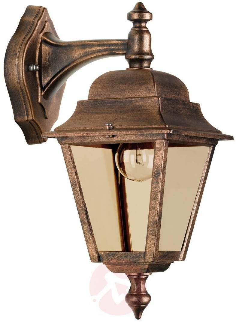 LCD LCD Zewnętrzna lampa ścienna z miedzi Toulouse wisząca