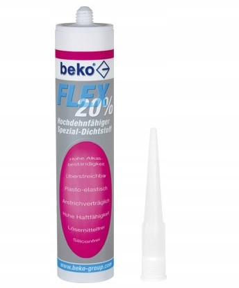 Beko uszczelniacz akrylowy akryl Flex Biały 310 ml