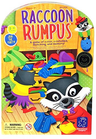 Learning Resources Raccoon rumpus  Szop pracz rodzaju pokazu EI-1734