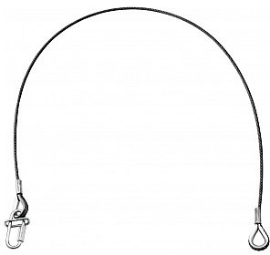 EUROLITE Linka zabezpieczająca UNV-35FBS 6x1000mm do 35kg czarna 58010377