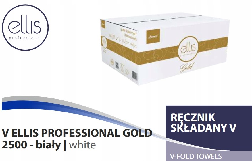 Ręcznik Papierowy V Ellis Professional Gold 2500