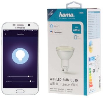 Hama Inteligentna żarówka LED 176585 GU10 5.5W WiFi 176585