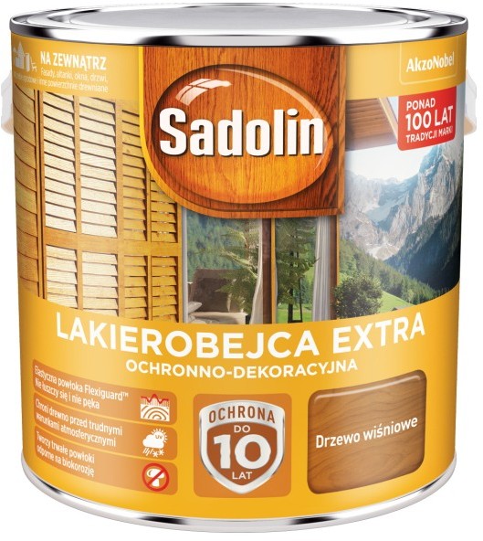 Sadolin Lakierobejca Extra drzewo Wiśniowe 2 5 l