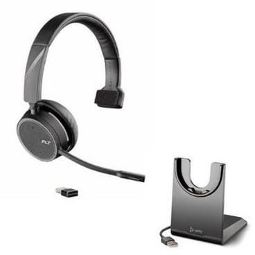 Poly VOYAGER 4210 UC USB-A + Ładowarka Czarny